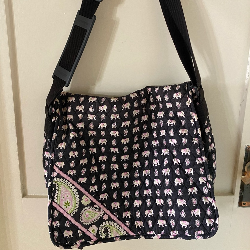 Vera Bradley Elephants messenger bag